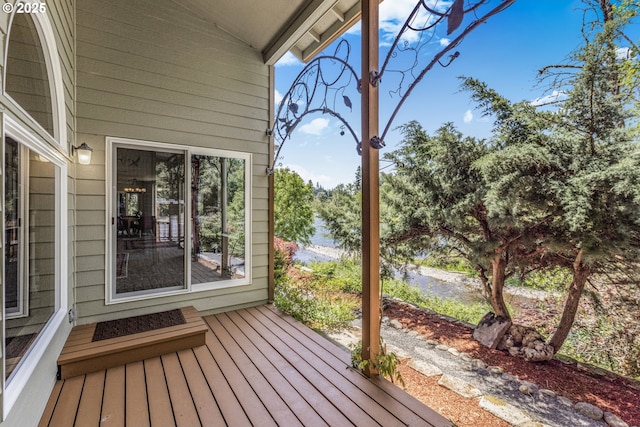 91060 Leashore Dr, Vida, OR 97488 - view of deck
