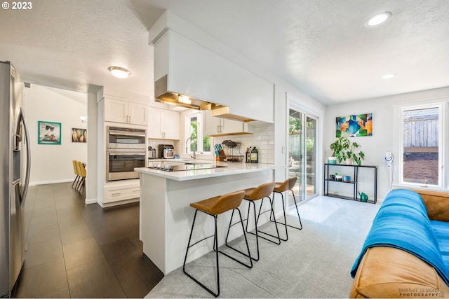 2022 Floral Hill Dr, Eugene, OR 97403 - living area with light carpet and recessed lighting