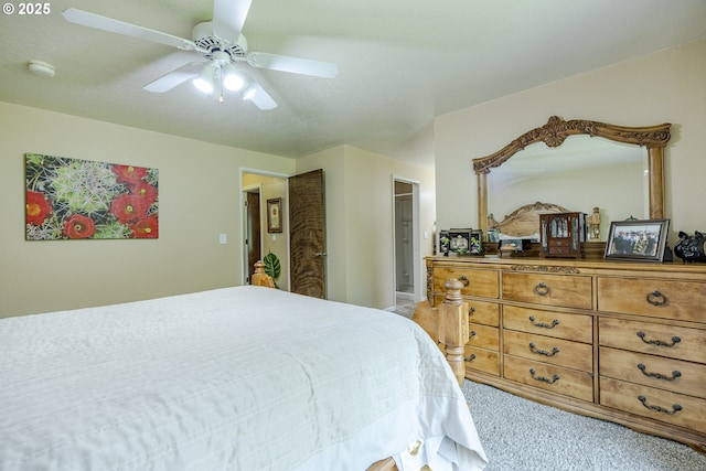 40211 Deerhorn Rd, Springfield, OR 97478 - carpeted bedroom featuring a ceiling fan