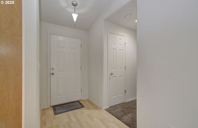 806 NW 15th Ave, Battle Ground, WA 98604 - entrance foyer with baseboards and wood finished floors