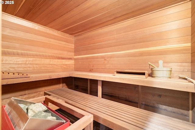1940 SW 71st Ave, Portland, OR 97225 - sauna featuring wood ceiling and wooden walls