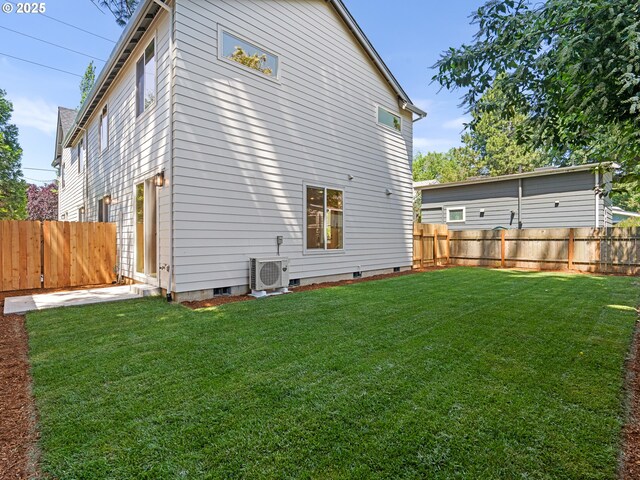1580 NE 52nd Ave Unit 4, Portland, OR 97213 - rear view of house with ac unit