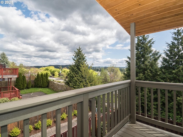 view of deck