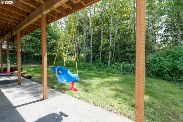 1820 Huckleberry Dr, Seaside, OR 97138 - view of yard with a playground and a patio area