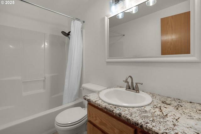 1820 Huckleberry Dr, Seaside, OR 97138 - full bath with vanity, shower / tub combo with curtain, and toilet