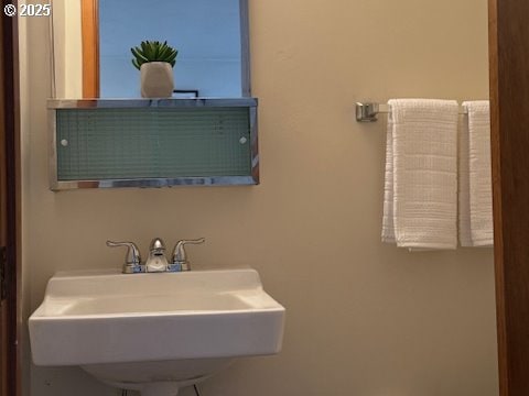 bathroom with a sink