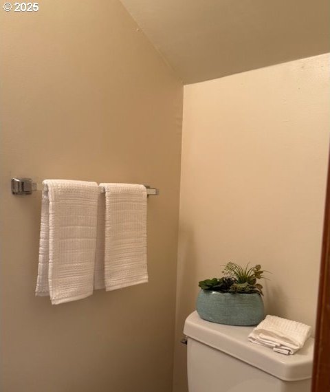 bathroom featuring toilet