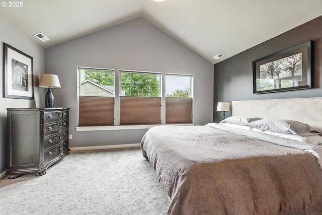 418 SW 140th Ave, Beaverton, OR 97006 - bedroom with carpet floors and vaulted ceiling