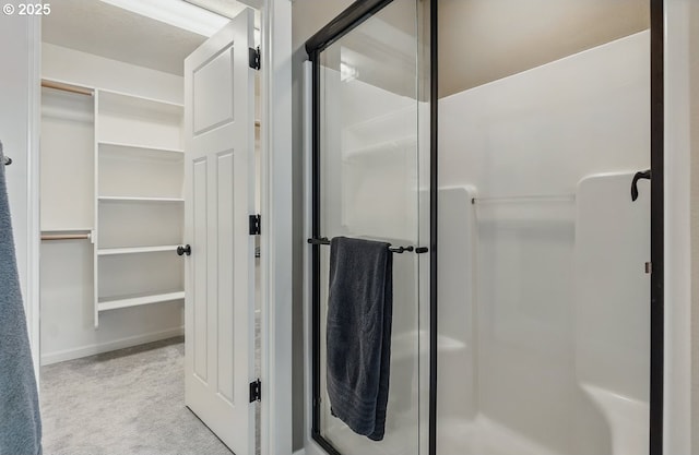418 SW 140th Ave, Beaverton, OR 97006 - full bath with a shower stall and a walk in closet