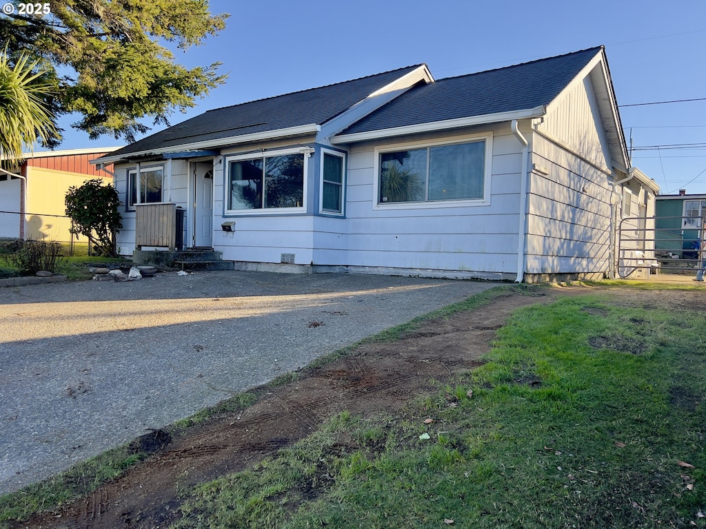 view of front of home