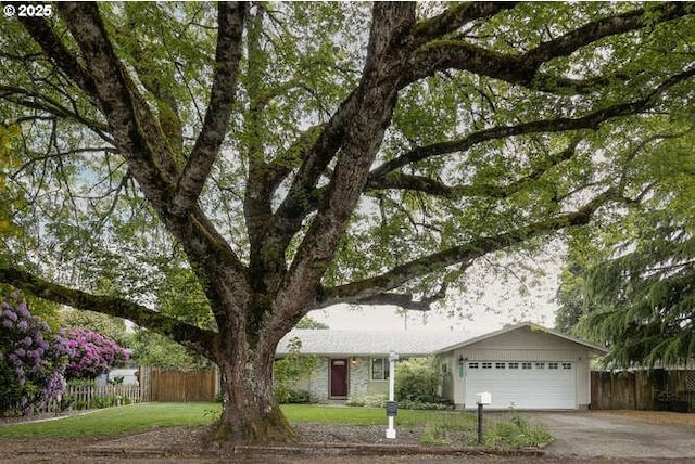 2040 Spruce Ave, Woodland, WA 98674 - ranch-style home with an attached garage and driveway