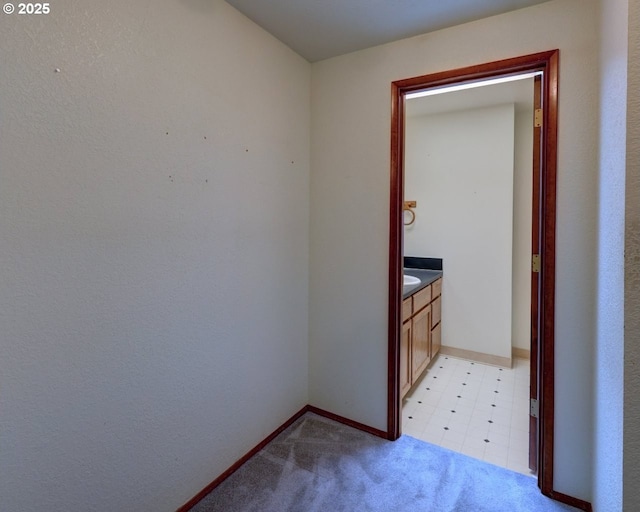 1630 SW 14th St, Warrenton, OR 97146 - corridor with baseboards and light carpet