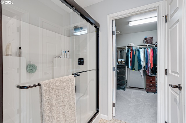 15137 SW Peachtree Dr, Portland, OR 97224 - full bathroom with a stall shower and a walk in closet