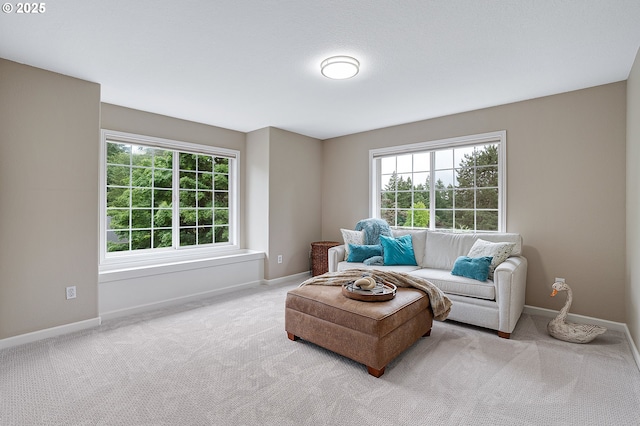 15137 SW Peachtree Dr, Portland, OR 97224 - living area with carpet flooring