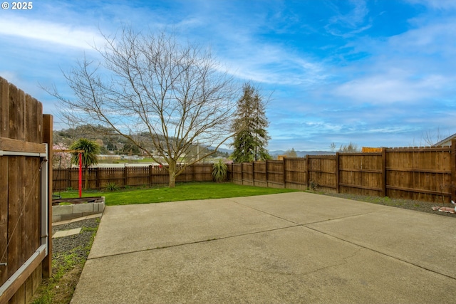 view of patio / terrace featuring a fenced backyard