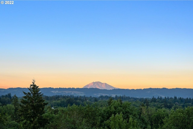 view of mountain view