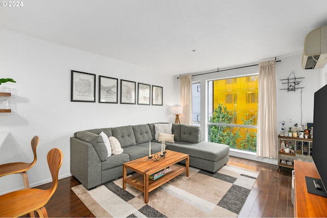 1125 NW 9th Ave Unit 419, Portland, OR 97209 - living area with hardwood / wood-style flooring
