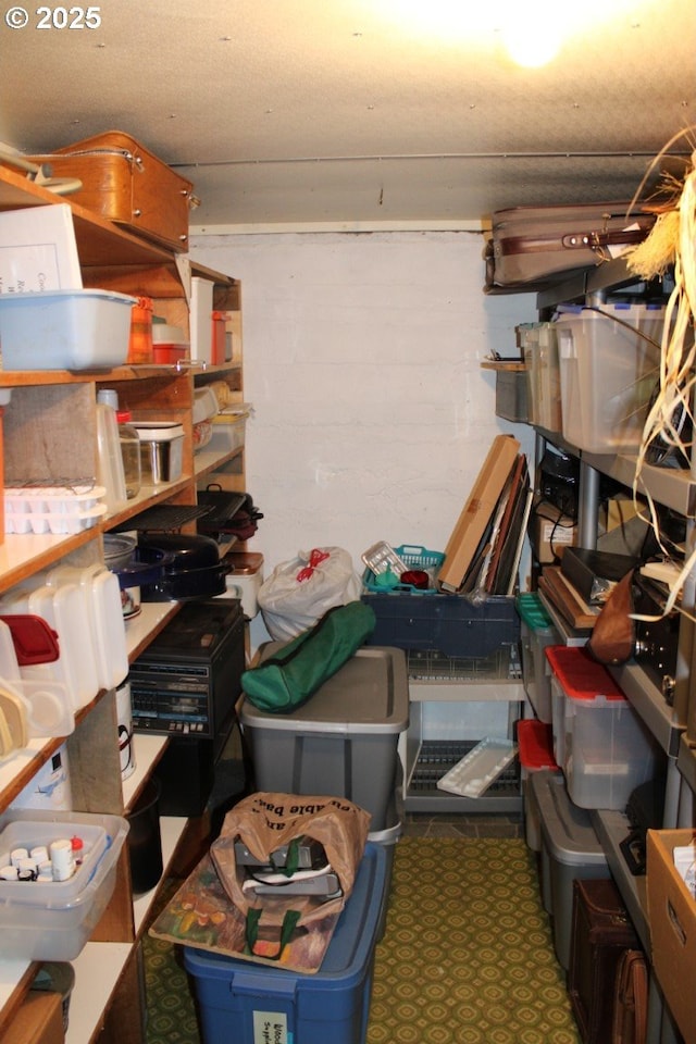 view of storage