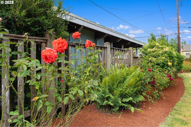 view of side of property