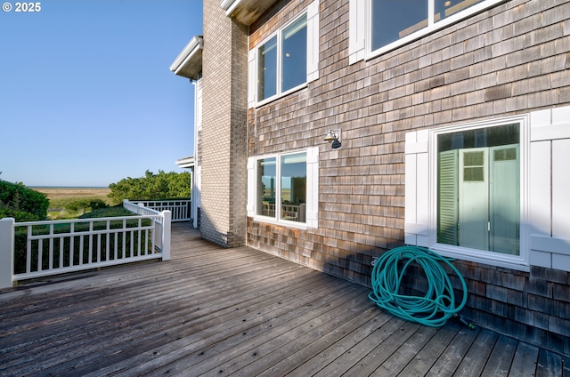4830 Butterfly Ln, Gearhart, OR 97138 - view of wooden deck