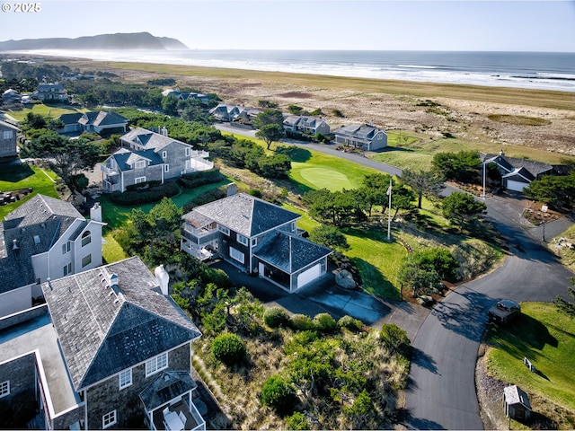 4830 Butterfly Ln, Gearhart, OR 97138 - aerial perspective of suburban area featuring a large body of water
