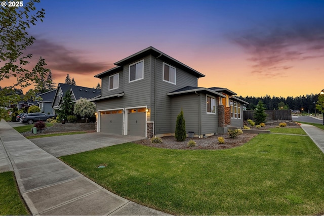 5719 N 87th Ave, Camas, WA 98607 - view of side of home featuring an attached garage and driveway