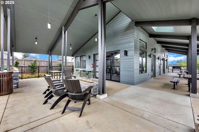5719 N 87th Ave, Camas, WA 98607 - view of patio with a fire pit