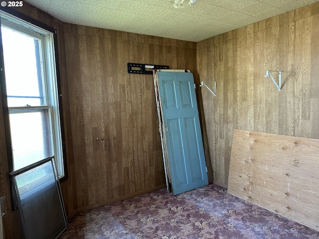 214 W Broadway St, Goldendale, WA 98620 - carpeted spare room featuring wooden walls