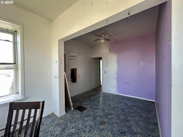 214 W Broadway St, Goldendale, WA 98620 - spare room with ceiling fan, baseboards, and baseboard heating