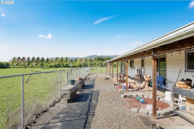 41108/41100 Oupor Dr, Scio, OR 97374 - view of yard with fence and a patio