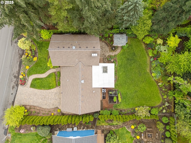 drone / aerial view
