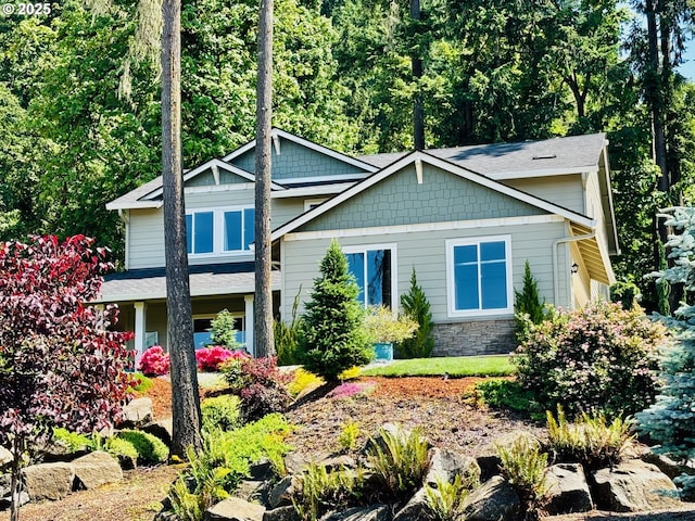 6189 Forest Ridge Dr, Springfield, OR 97478 - craftsman-style house with stone siding
