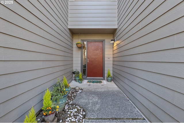 view of property entrance