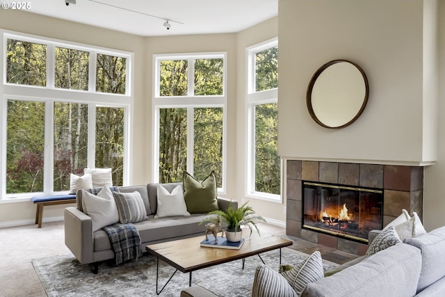 1916 NW Runnymeade Ct, Portland, OR 97229 - sunroom featuring track lighting