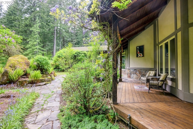 22091 S Ridge Rd, Oregon City, OR 97045 - view of wooden deck