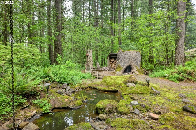22091 S Ridge Rd, Oregon City, OR 97045 - view of yard featuring a water view