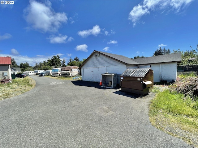 view of side of property