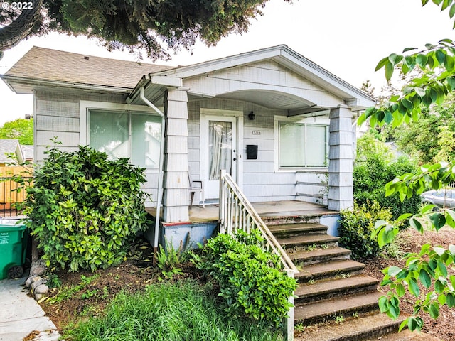 view of front of home