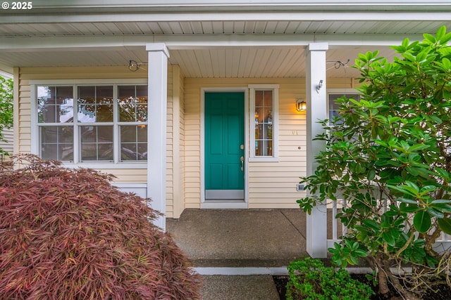 61 SW Wallingford Way, Beaverton, OR 97006 - doorway to property featuring a porch