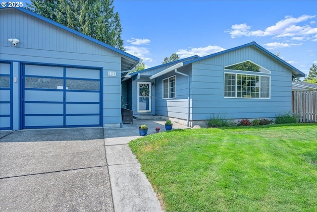 2130 SW 195th Ave, Beaverton, OR 97003 - ranch-style home featuring a front lawn, concrete driveway, and an attached garage