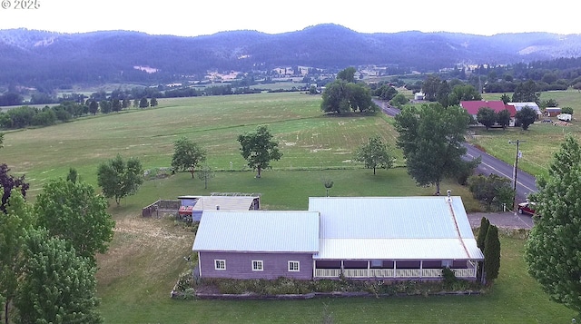 36582 Valley View Ln, Halfway, OR 97834 - bird's eye view with a rural view and a mountain view