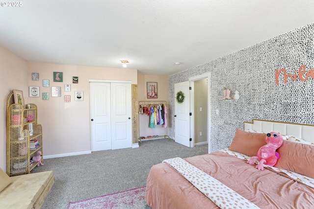 52193 SE Tussing Way, Scappoose, OR 97056 - carpeted bedroom featuring baseboards and a closet
