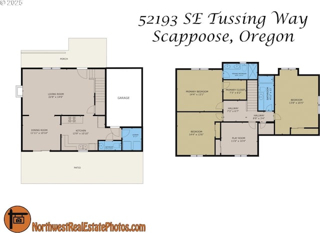 52193 SE Tussing Way, Scappoose, OR 97056 - floor plan / room layout