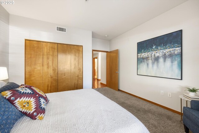 2350 NW Savier St Unit 100, Portland, OR 97210 - bedroom with carpet and a closet