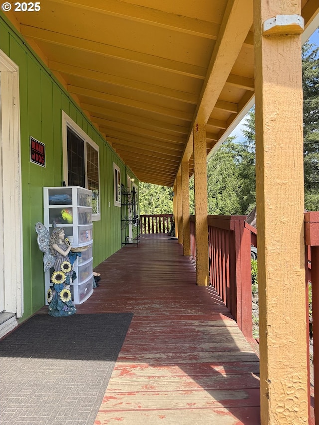 31431 Fairview Rd, Rainier, OR 97048 - view of wooden terrace