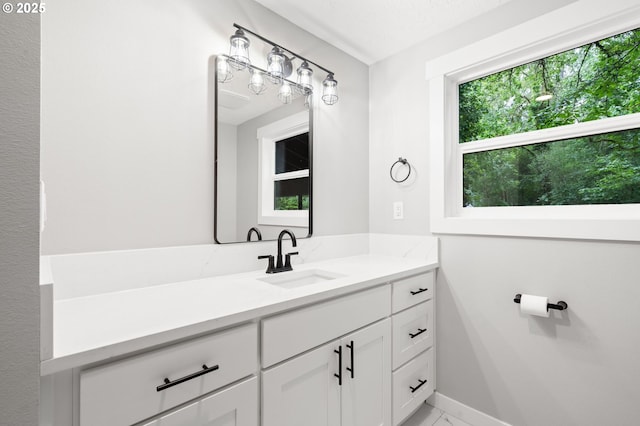 18240 SW Jay St, Beaverton, OR 97003 - bathroom with vanity and baseboards