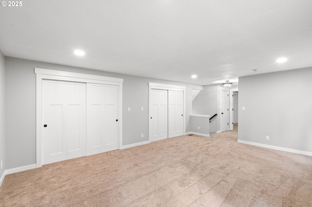 18240 SW Jay St, Beaverton, OR 97003 - below grade area with recessed lighting and light carpet