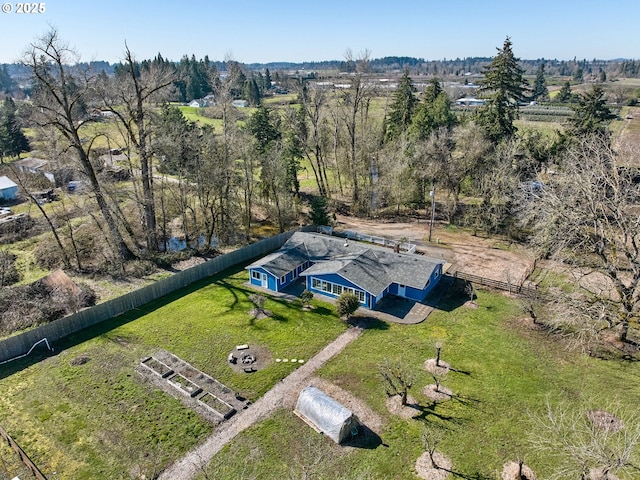 drone / aerial view
