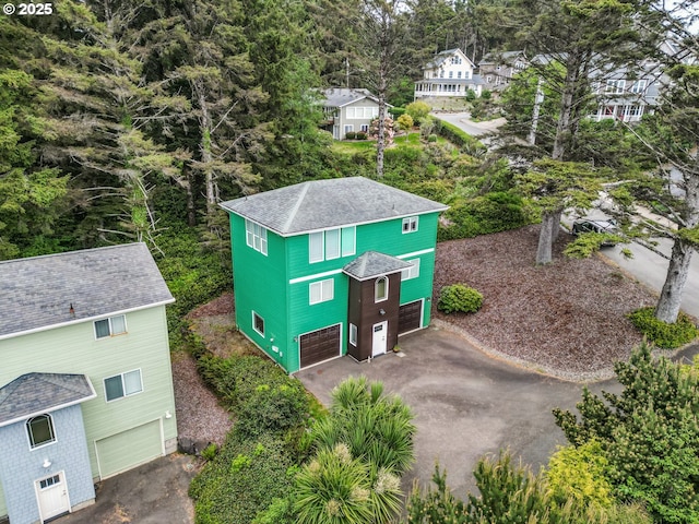 727 SW Bard Rd, Lincoln City, OR 97367 - aerial view of property and surrounding area