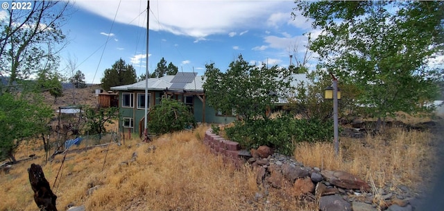 view of back of property